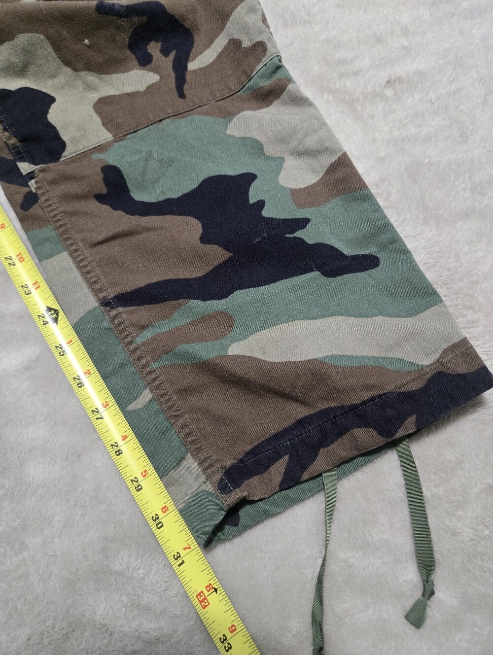 Military Issued Army Fatigue Camo Cargo Pants Mens Size Large *see pics* - Picture 6 of 7
